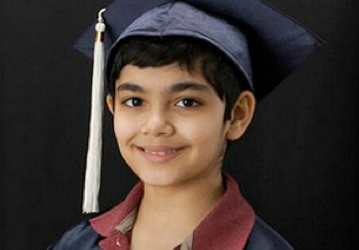 11 Year-old Graduates with Three Degrees